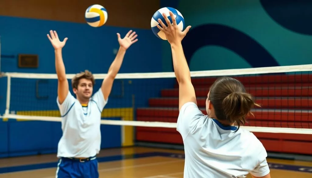 Volleyball setting techniques