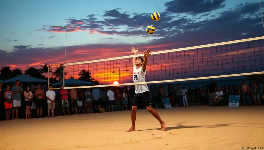 Volleyball skills demonstration