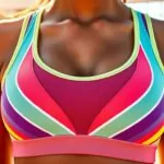 Volleyball sports bra