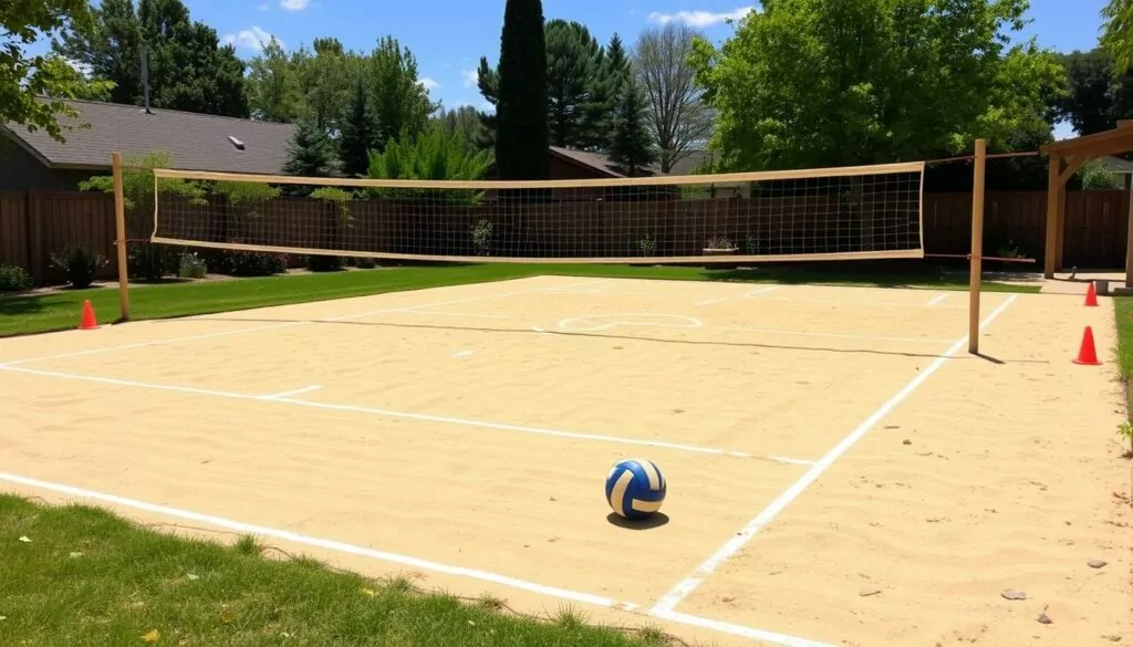 home volleyball court