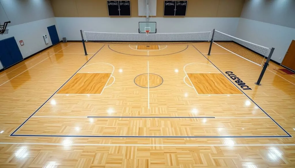 indoor court dimensions