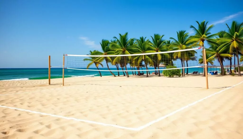 sand volleyball court