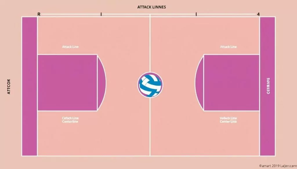 volleyball court dimensions