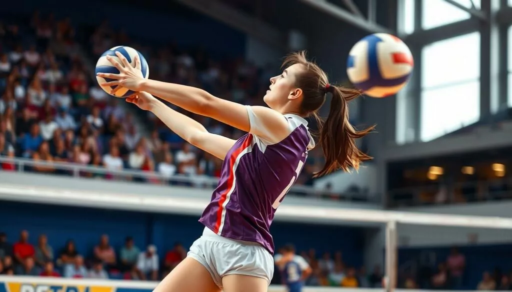 volleyball hitting technique