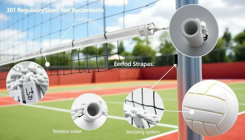 volleyball net components