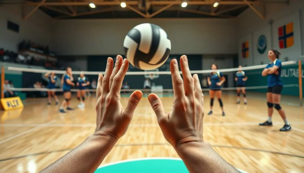 volleyball passing techniques