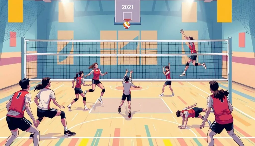 volleyball player positions