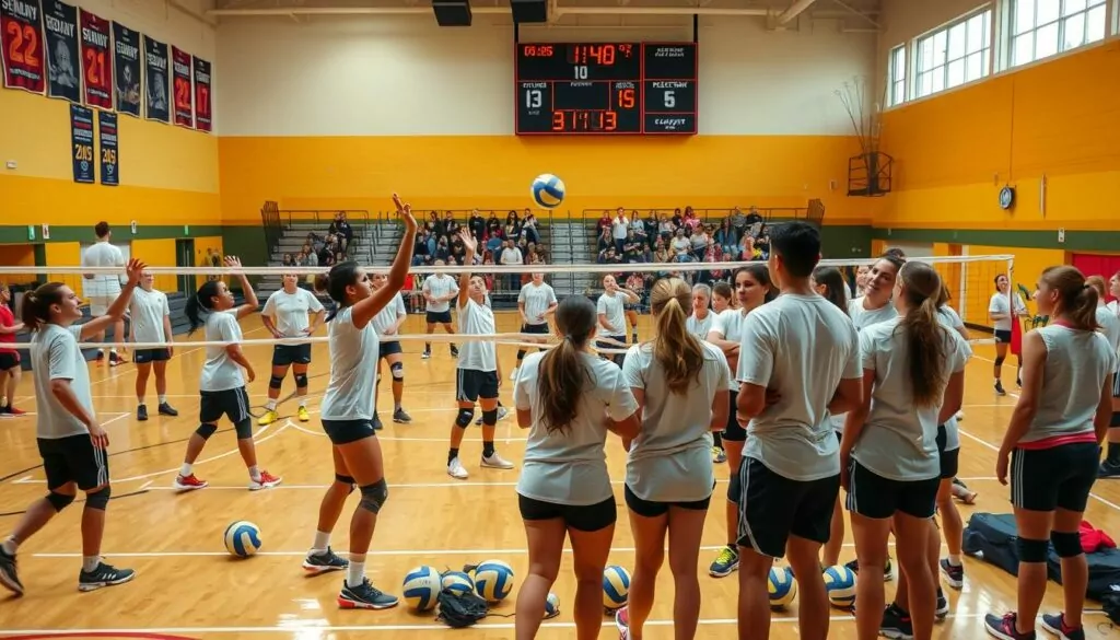 volleyball pre-game routine