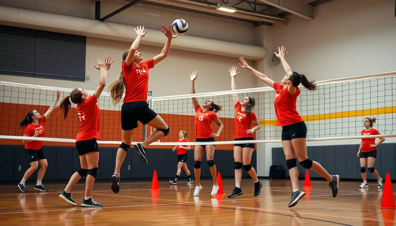 volleyball spiking drills