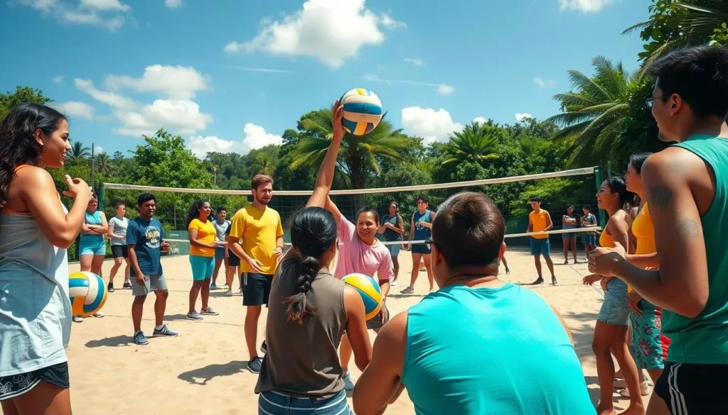 volleyball team building exercises