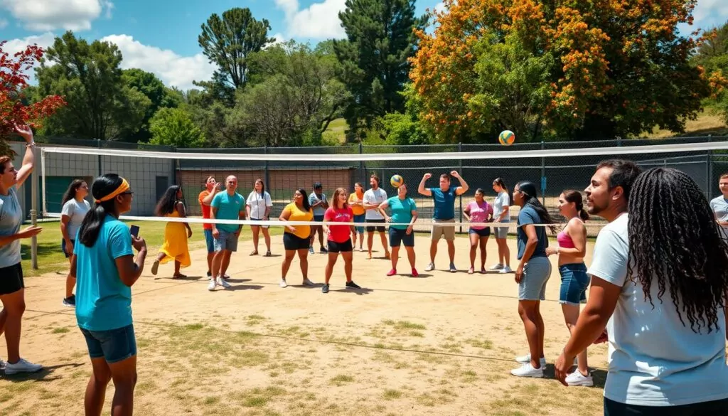 volleyball team building exercises