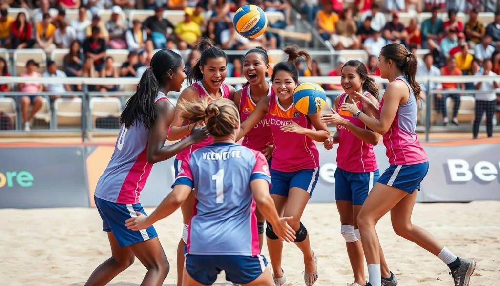 volleyball teamwork