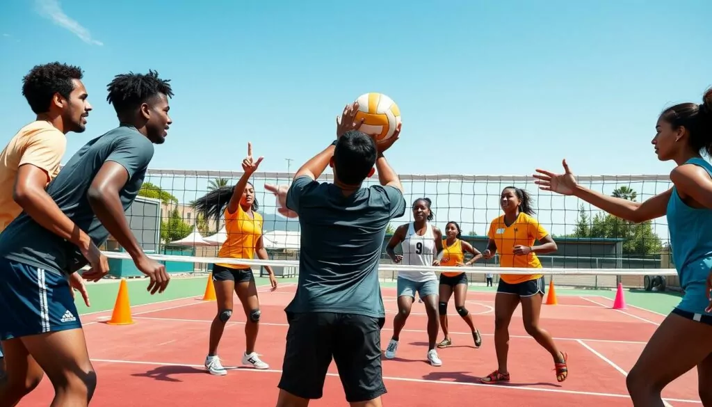 volleyball teamwork drills