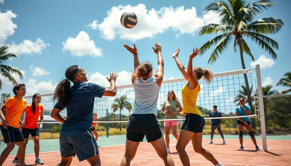 volleyball training