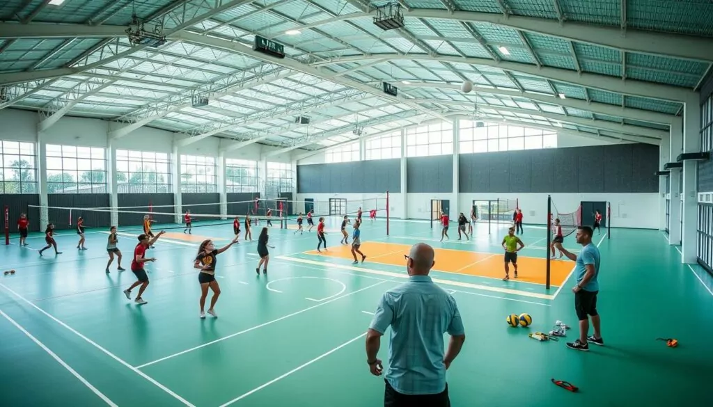 volleyball training facility