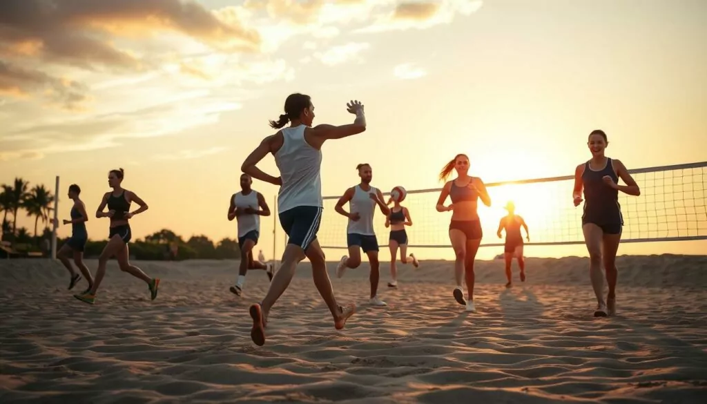 volleyball warm-up