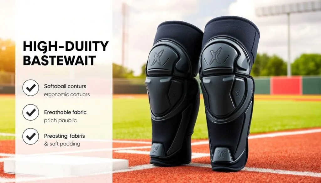 Comfortable baseball knee pads