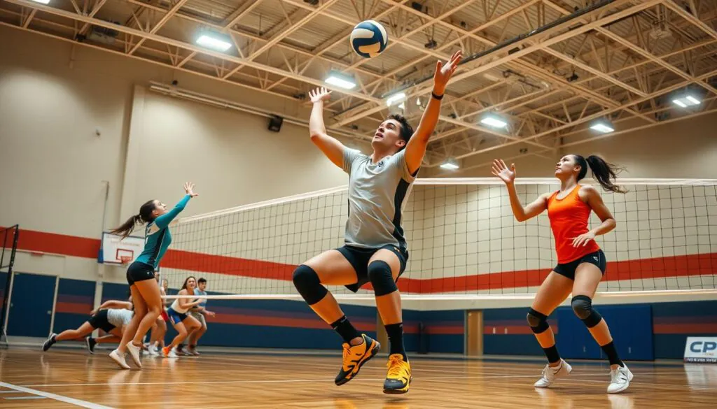 athletic positions in volleyball