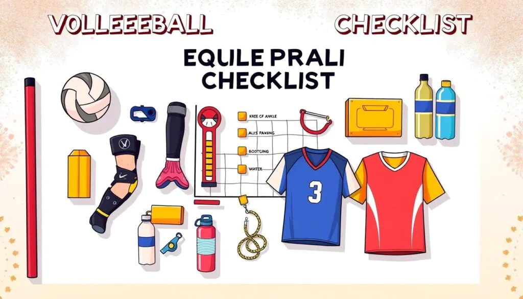 volleyball equipment checklist